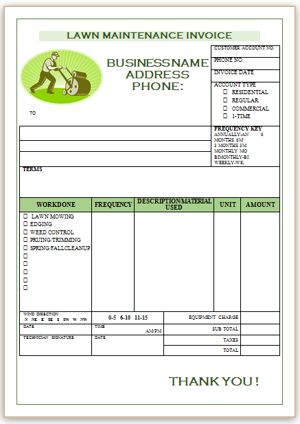 10 Free Landscaping Invoice Templates [Professional Designs ...