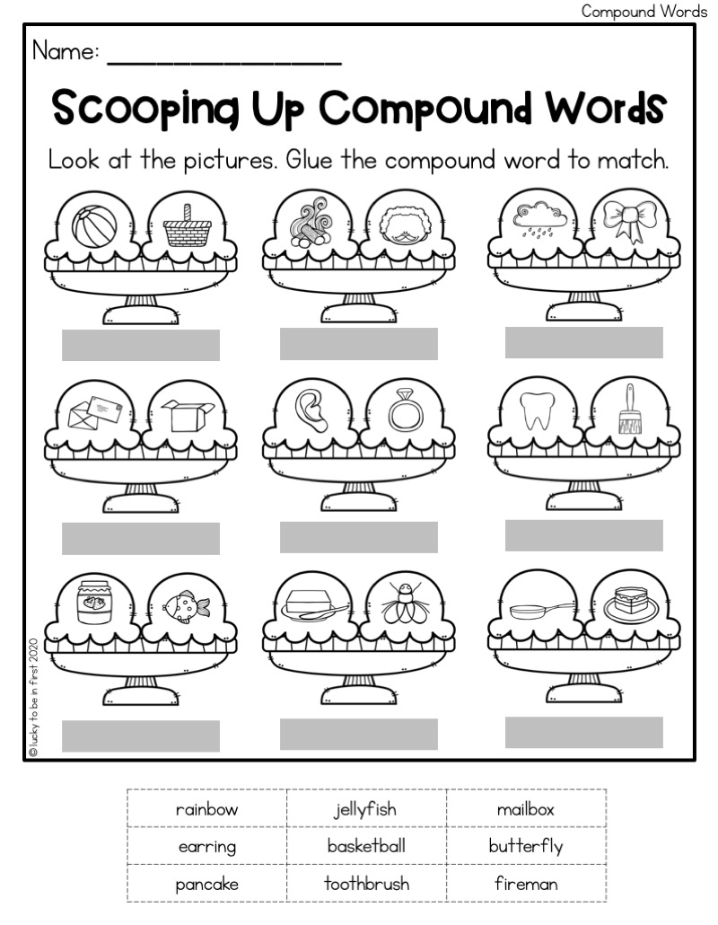 Just the Basics: 1st Grade Language Arts Printables | Shop Lucky ...