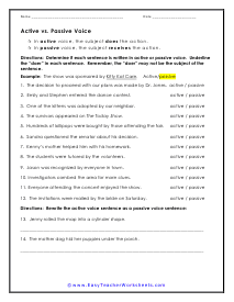Language Arts Worksheets