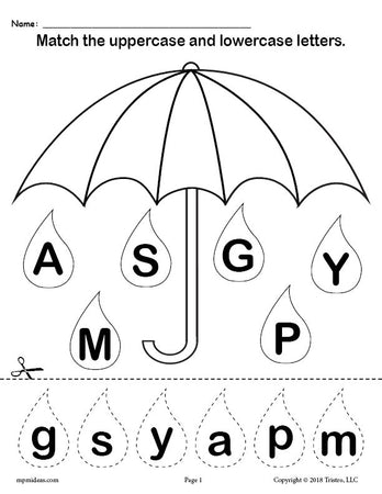 FREE Preschool Language Arts Worksheets and Printables