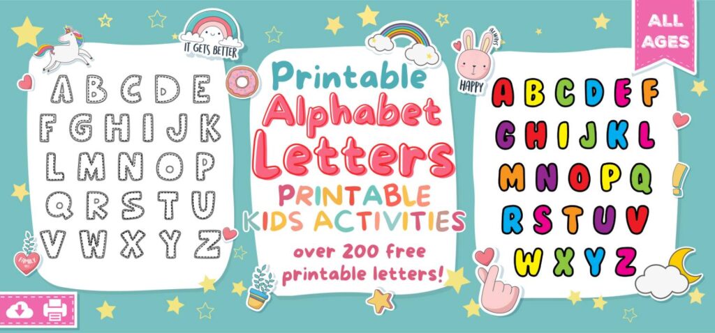 Free Printable Letter Stencils Great for School Projects to Home ...