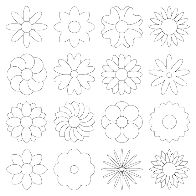 printable large flowers