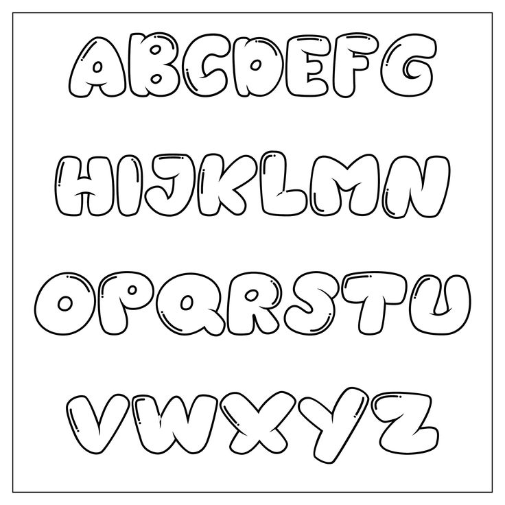 Large Font Letters - 10 Free PDF Printables | Printablee