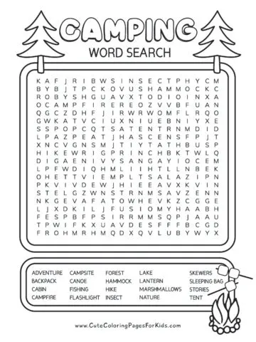 Free Printable Word Searches for Kids - Cute Coloring Pages For Kids