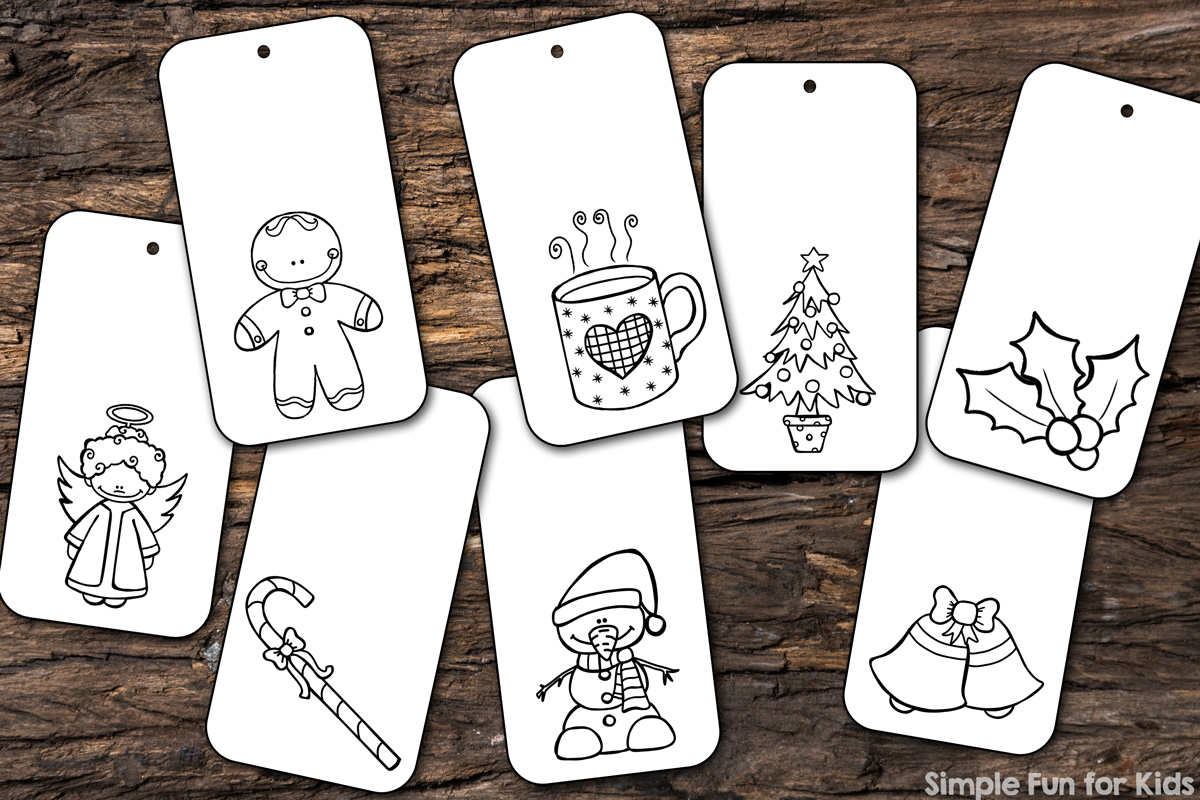 Christmas Countdown Day 7: Color Your Own Printable Christmas Gift ...