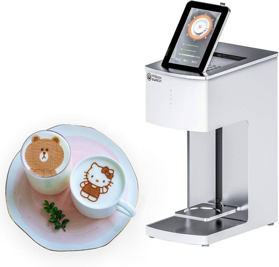 Amazon.com: Wiibooxsweetin Food-Grade Coffee Latte Art Printer ...