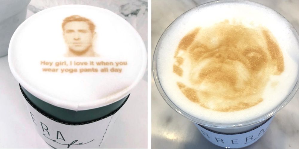 LA Cafe Prints Any Picture on Your Latte, From Your Dog to Ryan ...