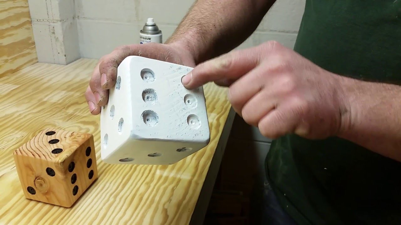 DIY yard dice - YouTube