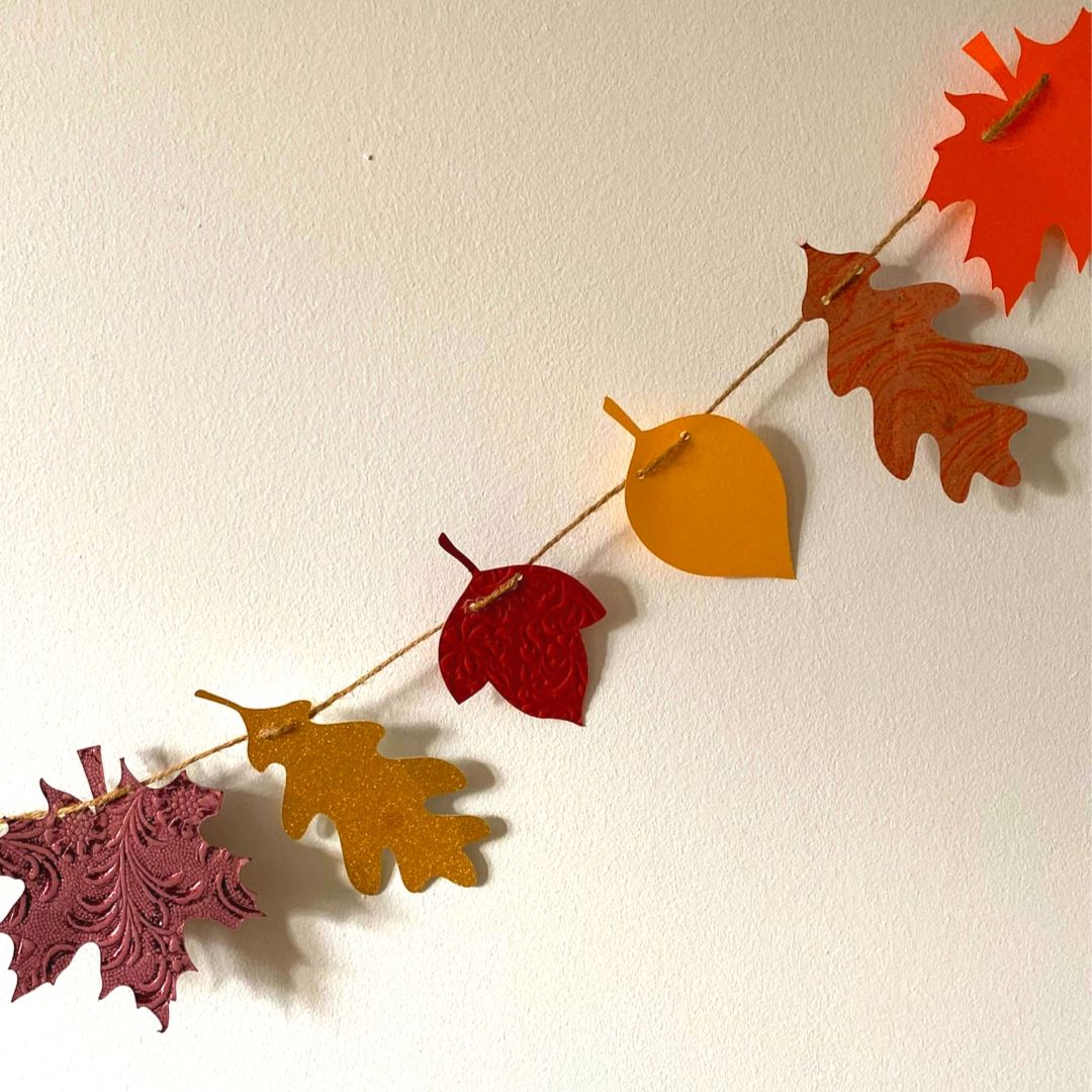 DIY Paper Leaf Garland: Free Printable Leaves and Easy Craft Guide