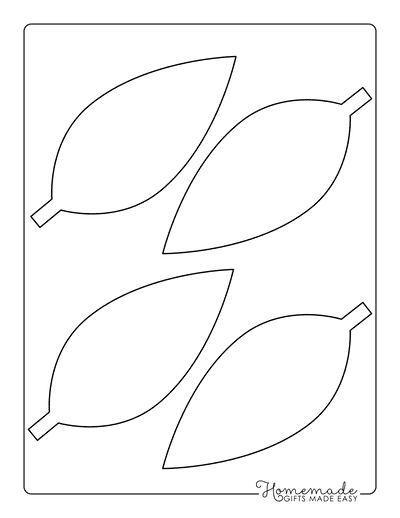 Free Leaf Templates - Printable Leaf Outlines for Kids Crafts