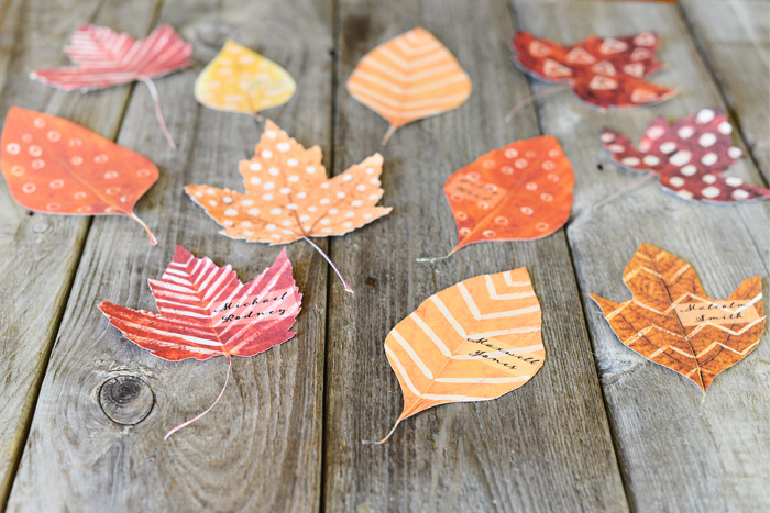DIY Printable Autumn Leaves