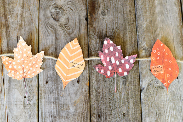DIY Printable Autumn Leaves