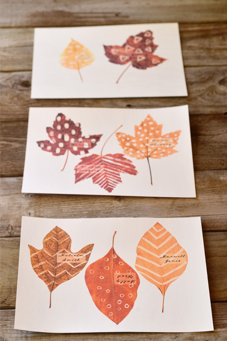 DIY Printable Autumn Leaves