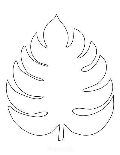 Free Leaf Templates - Printable Leaf Outlines for Kids Crafts