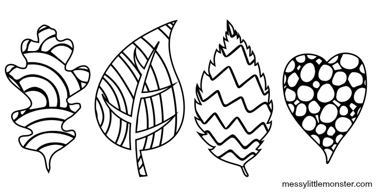 printable leaf templates