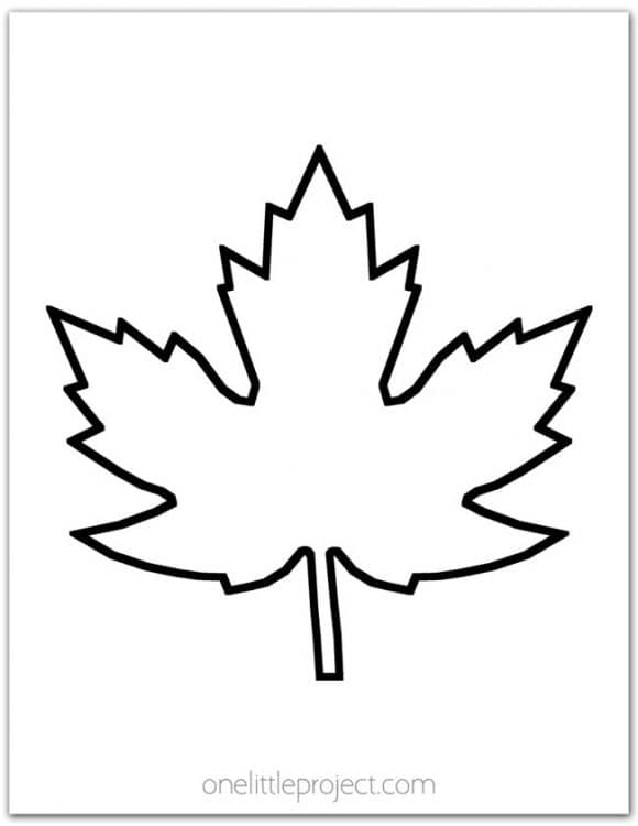 printable leaf templates