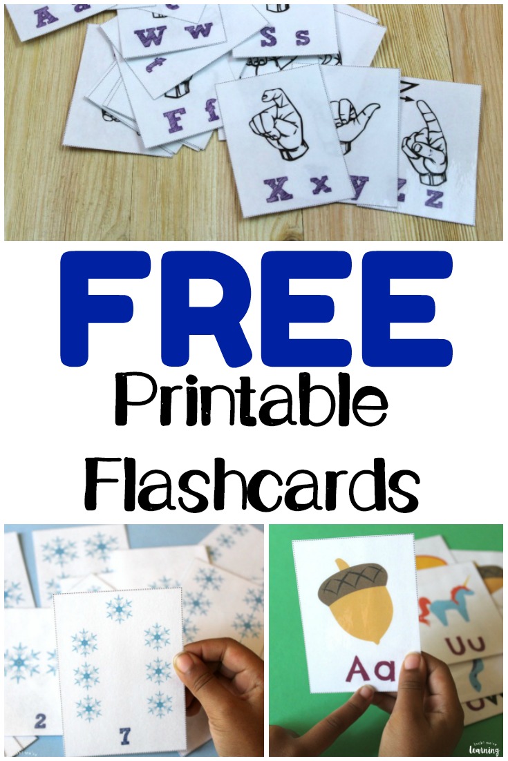 Free Printable Flashcards - Look! Were Learning!