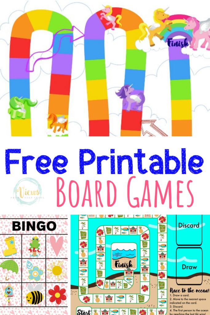 Free Printable Board Games for Kids