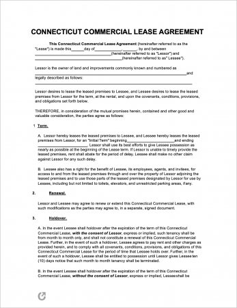 printable lease agreement ct
