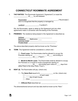 printable lease agreement ct