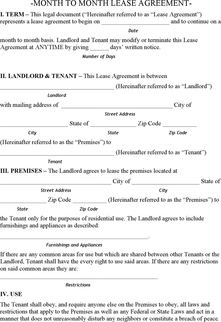 printable lease agreement ct