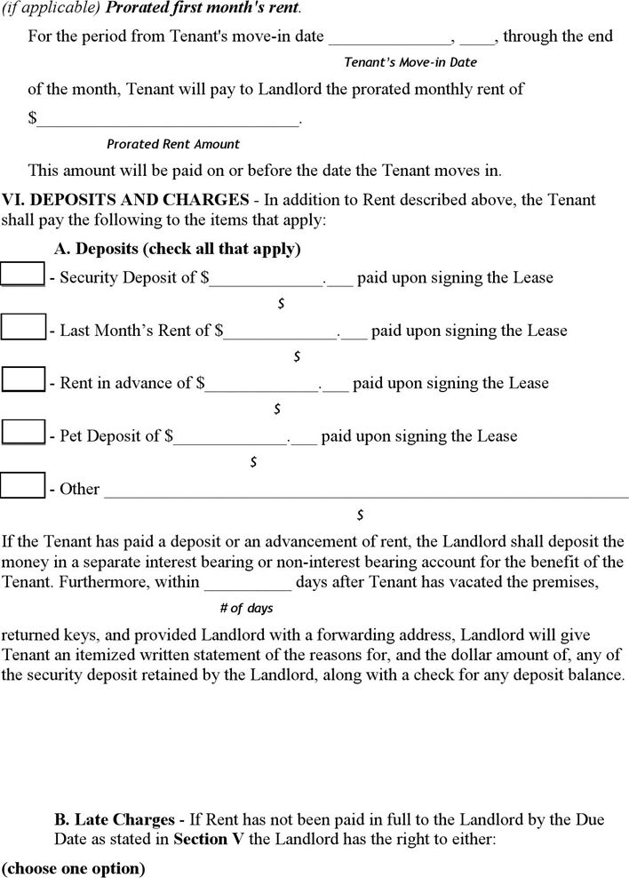 printable lease agreement ct