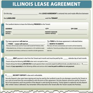 printable lease agreement illinois