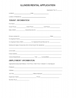 Free Illinois Rental Application | PDF