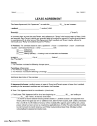printable lease agreement mn