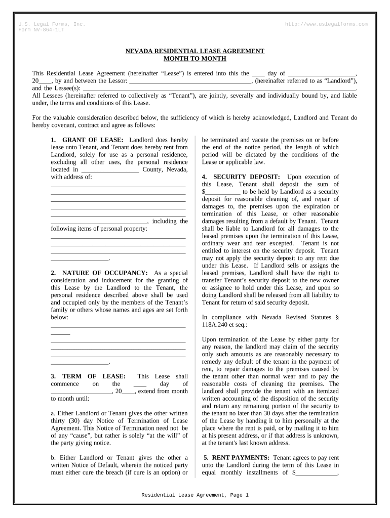 Free simple month to month rental agreement: Fill out &  sign ...