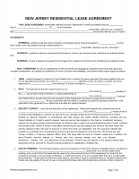 Free New Jersey Rental Lease Agreements (6 Types) | PDF - MS Word