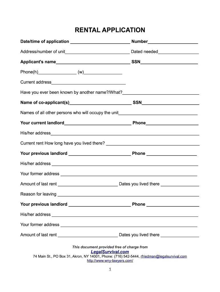 Printable Basic Rental Agreement Pdf - Fill Online, Printable ...