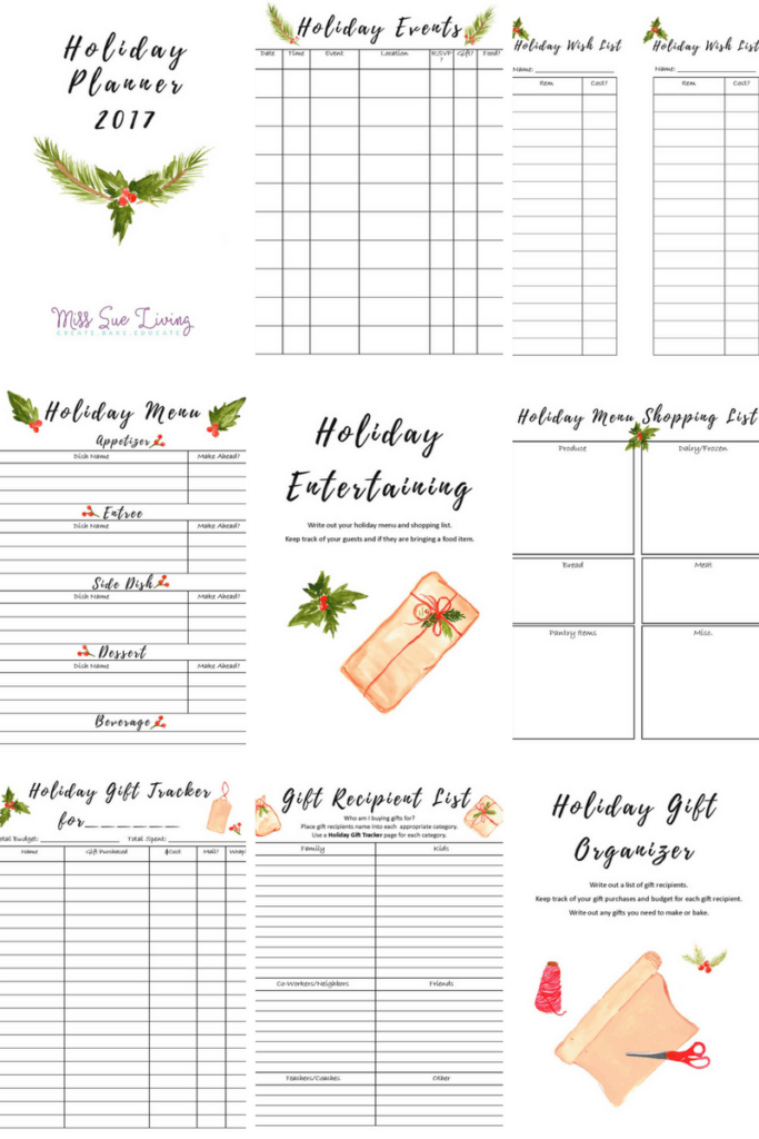 Organizing Your Best Holiday Season Ever 2017 - Miss Sue Living