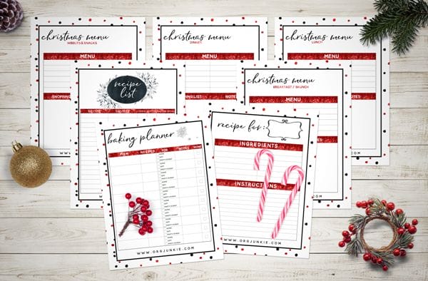 2017 FREE Holiday Planner - 27 Printables for an Organized Christmas!