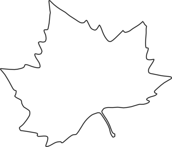 printable leaves clip art