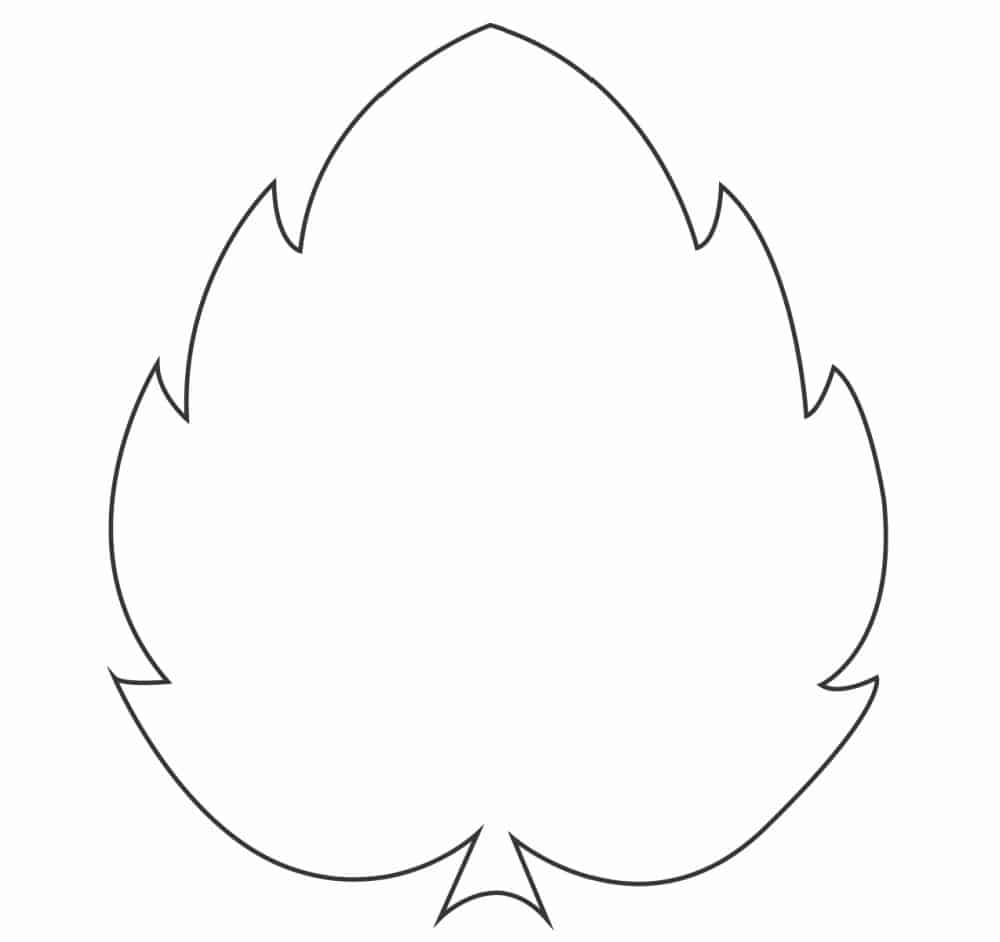 printable leaves images