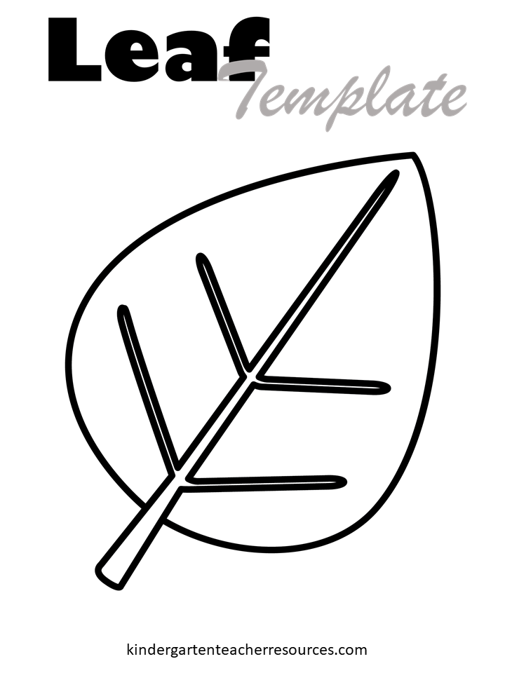 FREE Printable Leaf Template | Many designs are available