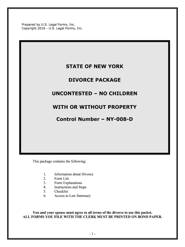 printable legal divorce papers