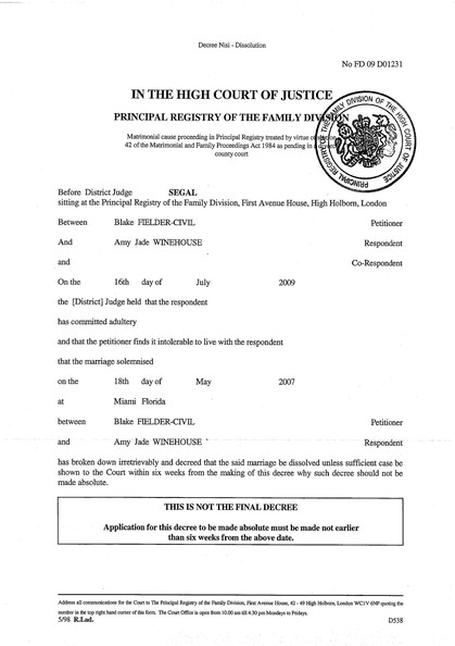 printable legal divorce papers