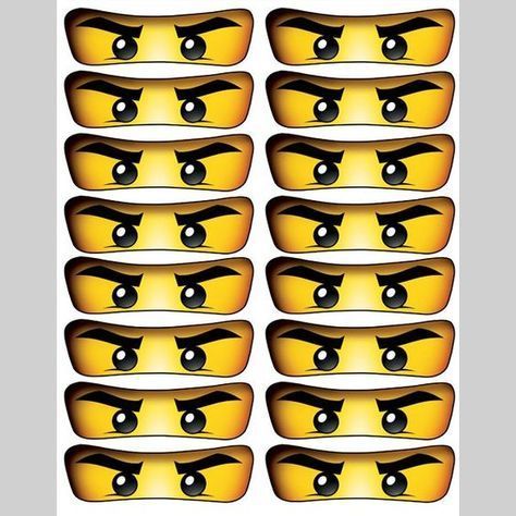 Ninjago Party - 12 Free PDF Printables | Printablee