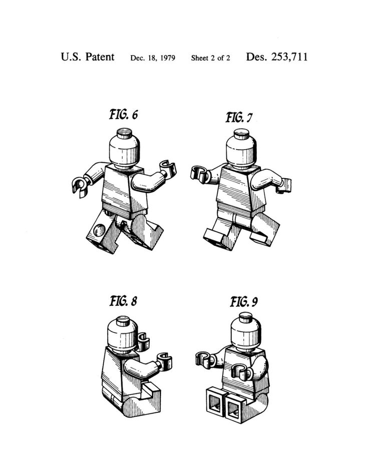 Lego patent art freebie printable