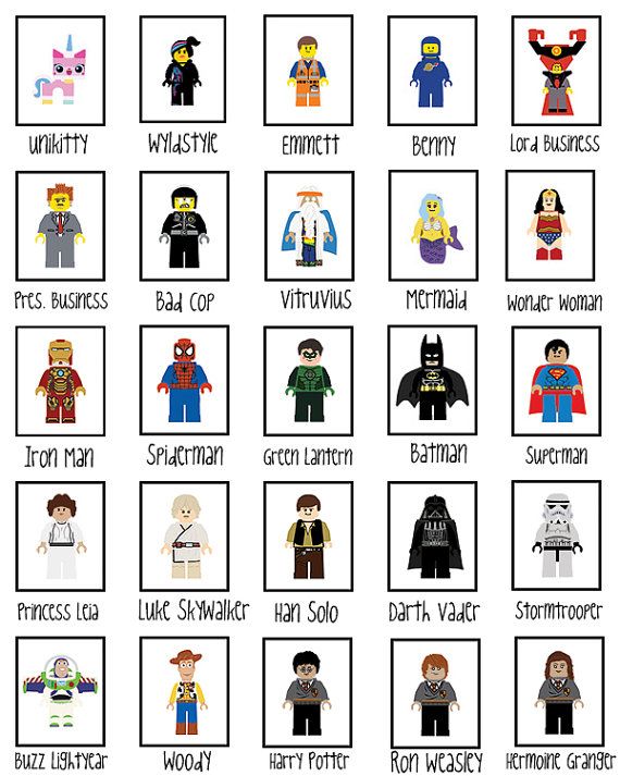 printable lego wall art