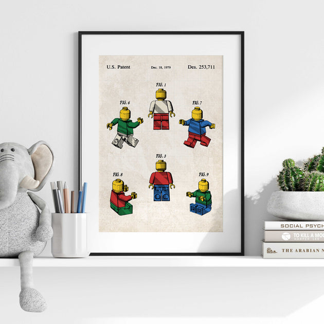 printable lego wall art