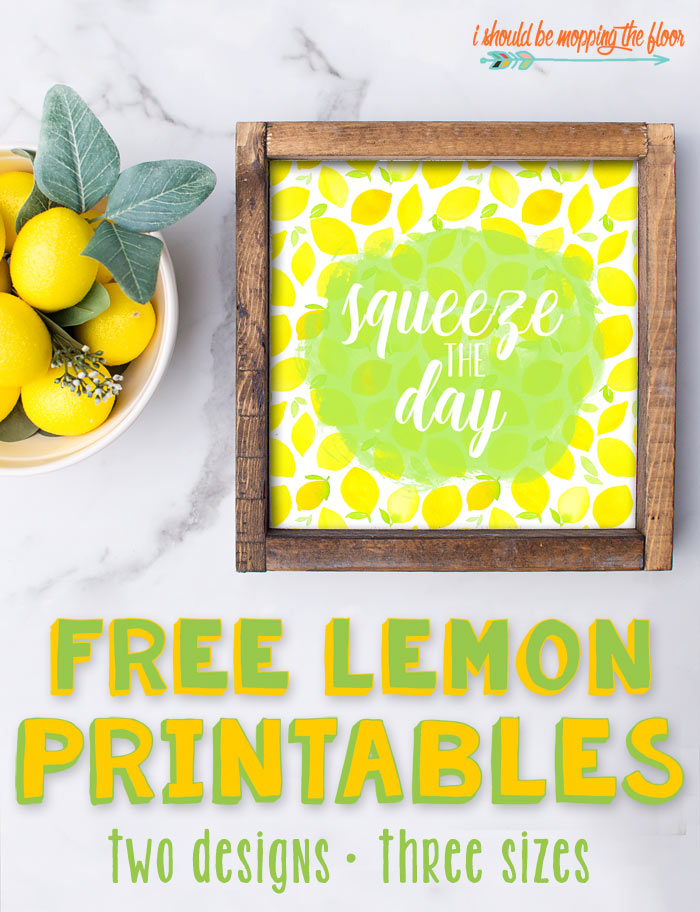 Free Lemon Printable Designs | i should be mopping the floor