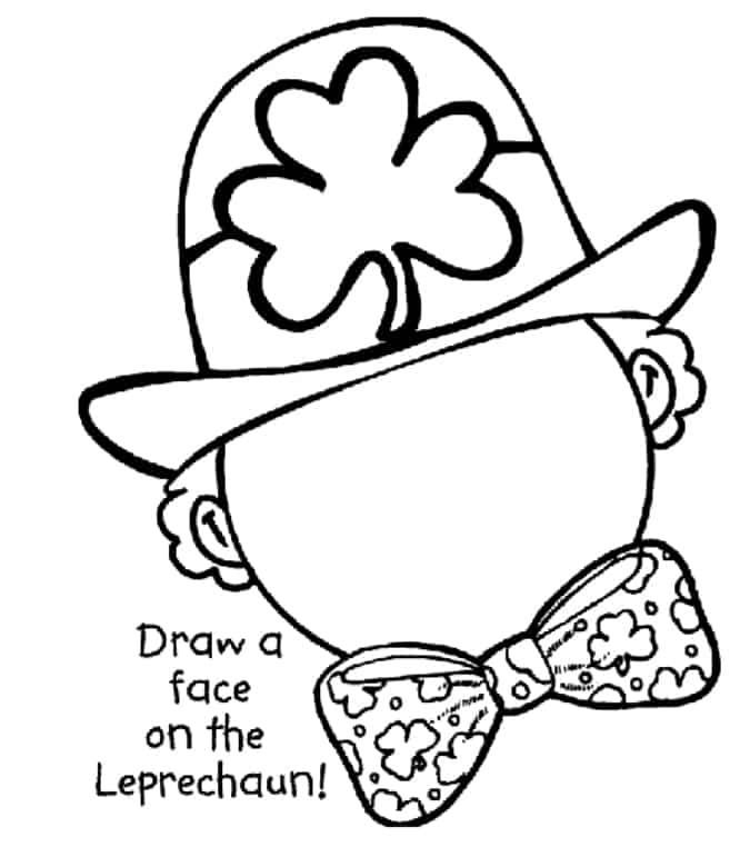 Free St. Pattys Day Coloring Page Printable - Happy Money Saver