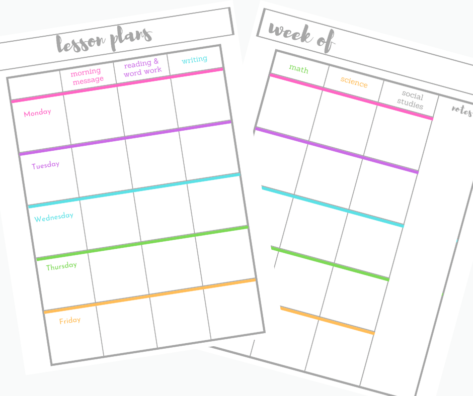 free-weekly-lesson-plan-template-a-sprinkle-of-joy-worksheets-library for Free Printable Lesson Plan Cover Page Free Weekly Lesson Plan Template - A Sprinkle of Joy - Worksheets Library for Free Printable Lesson Plan Cover Page