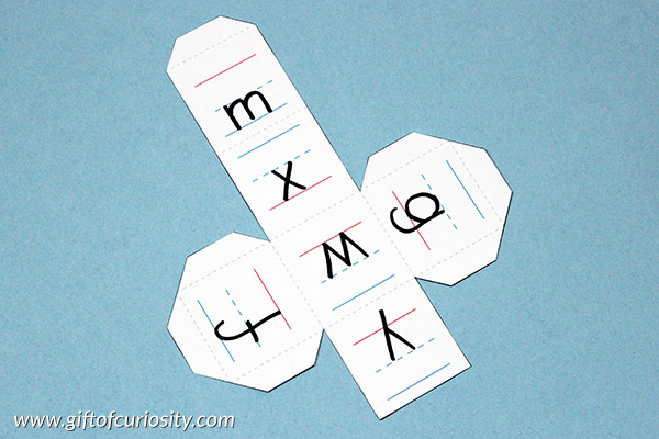 Letter Graphing {101 Ways to Teach the Alphabet} - Gift of Curiosity