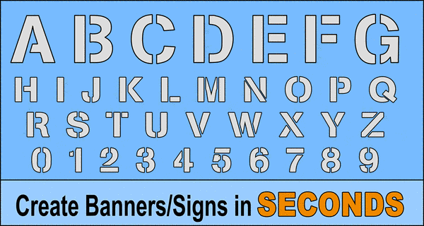 Letter Stencils (Printable Alphabet, Font, Templates, Patterns ...