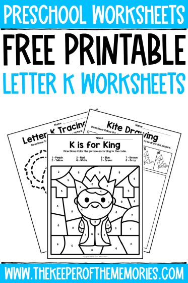 Free Printable Letter K Worksheets - The Keeper of the Memories