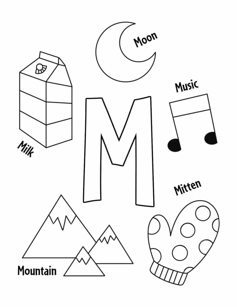 Free Letter M Worksheets For Kids Ashley Yeo Worksheets Library